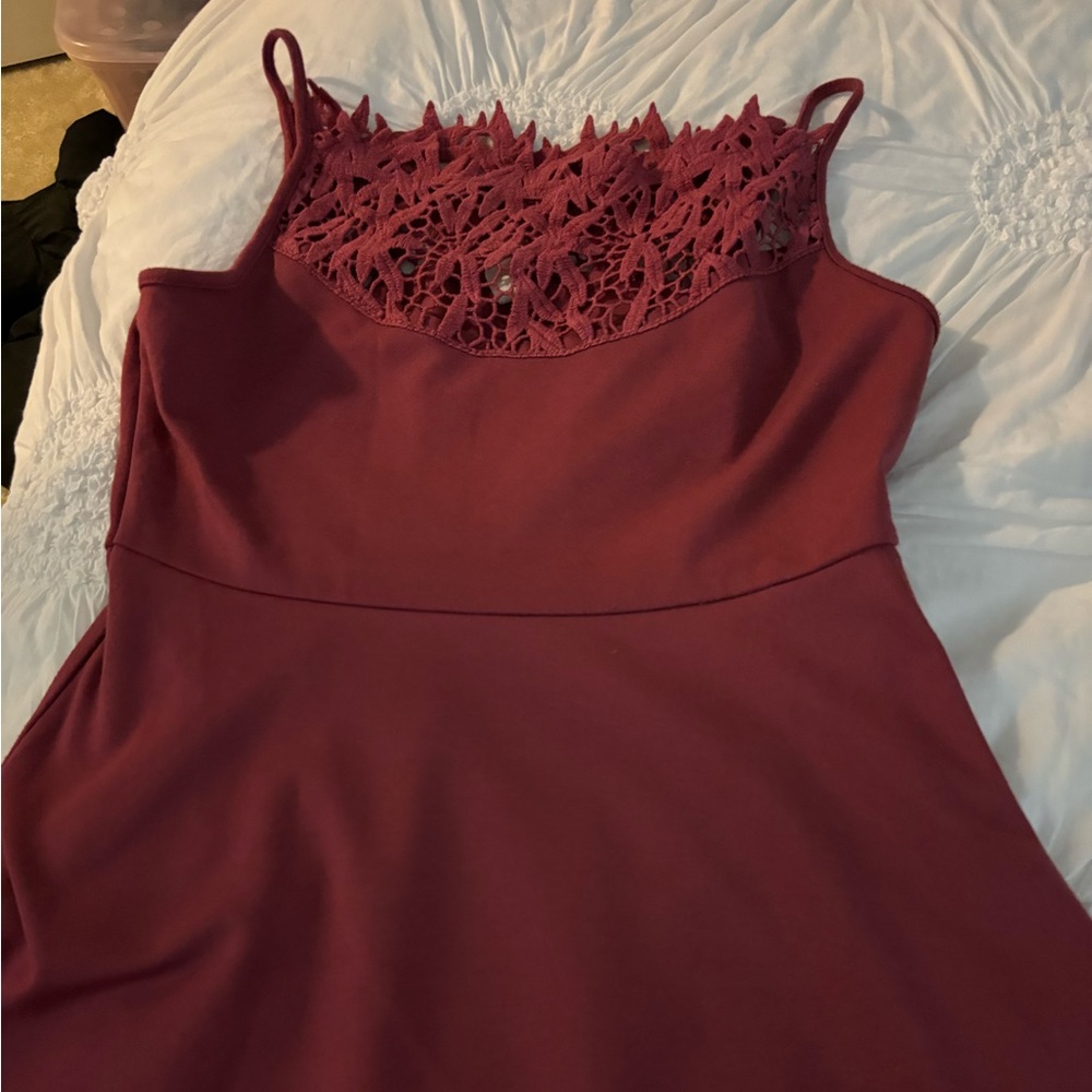 Free People marroon dress